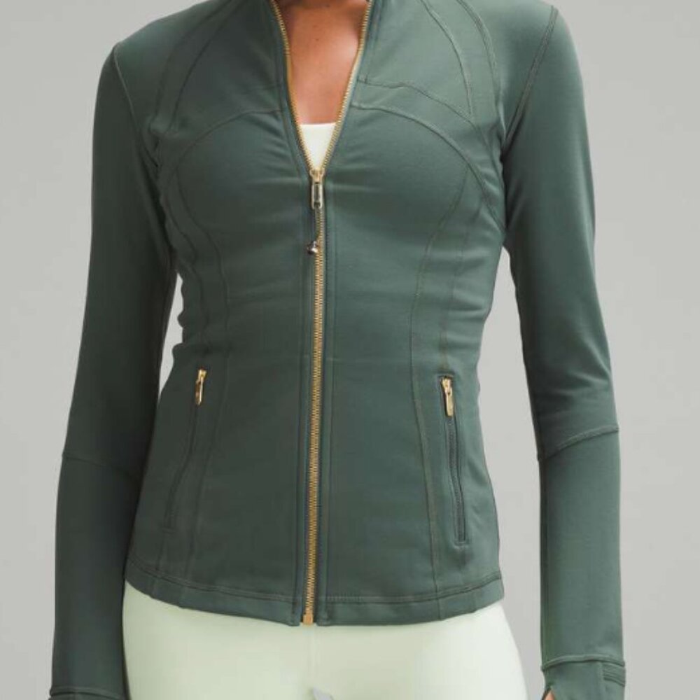 NWT Lululemon Define Jacket Dark Forest/Gold